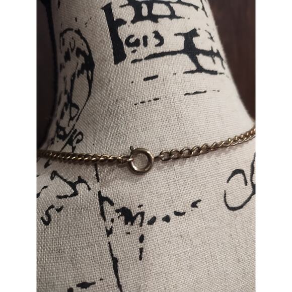 Fast pitch stocking stuffer gift Goldtone Gold Chain Necklace Heavy Vintage - Picture 4 of 6